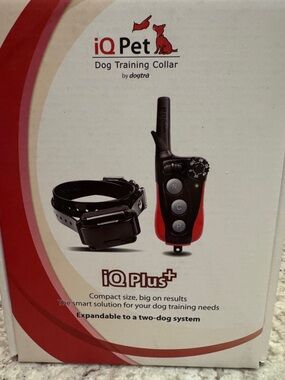 iQ Pet Dog Training Collar iQ Plus - Black & Red Remote